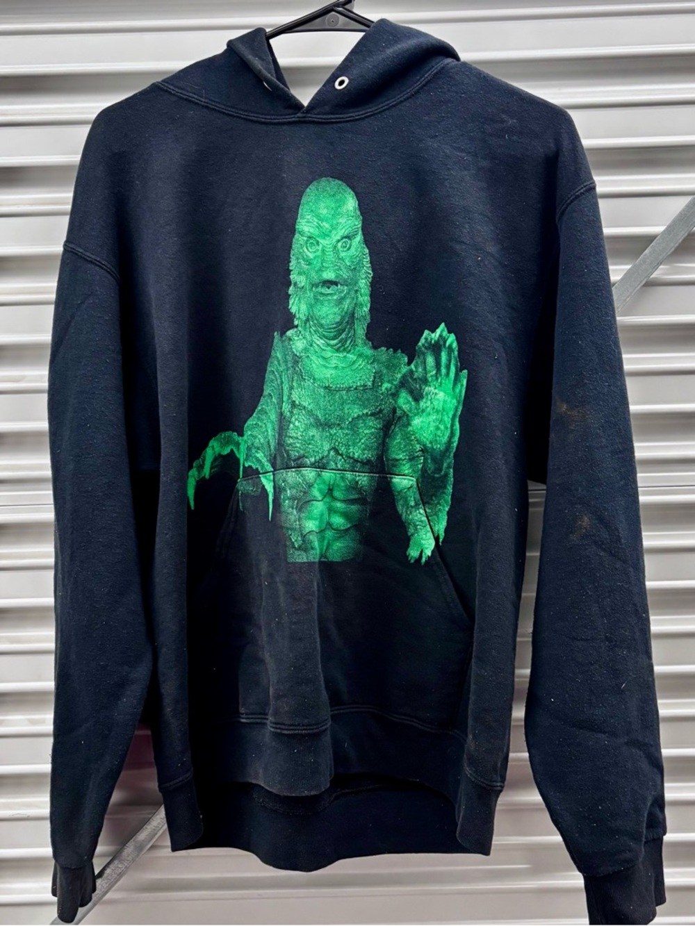 Black “Creature from the Black Lagoon” One of a Kind Hoodie